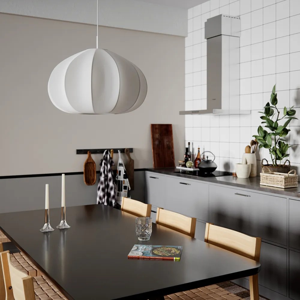 Ebba kattovalaisin Ø60cm valkoinen