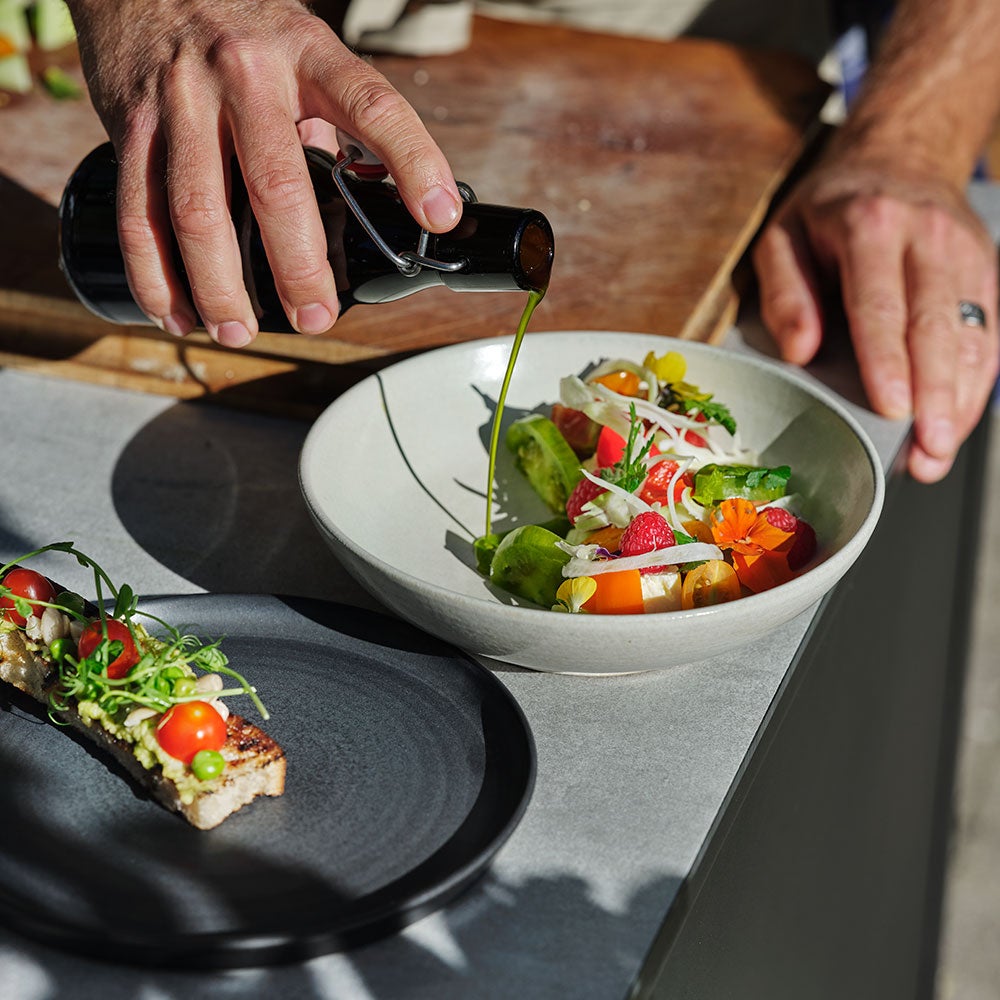 Fornax keittiöosa suuri musta/harmaa Brafab 