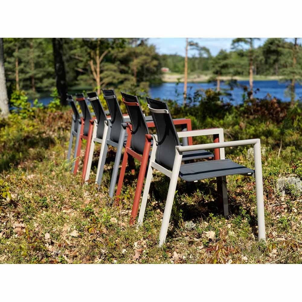 Delia & Nimes ruokailuryhmä textilene Brafab