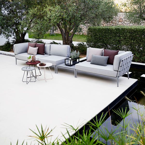 Conic Daybed vaaleanharmaa