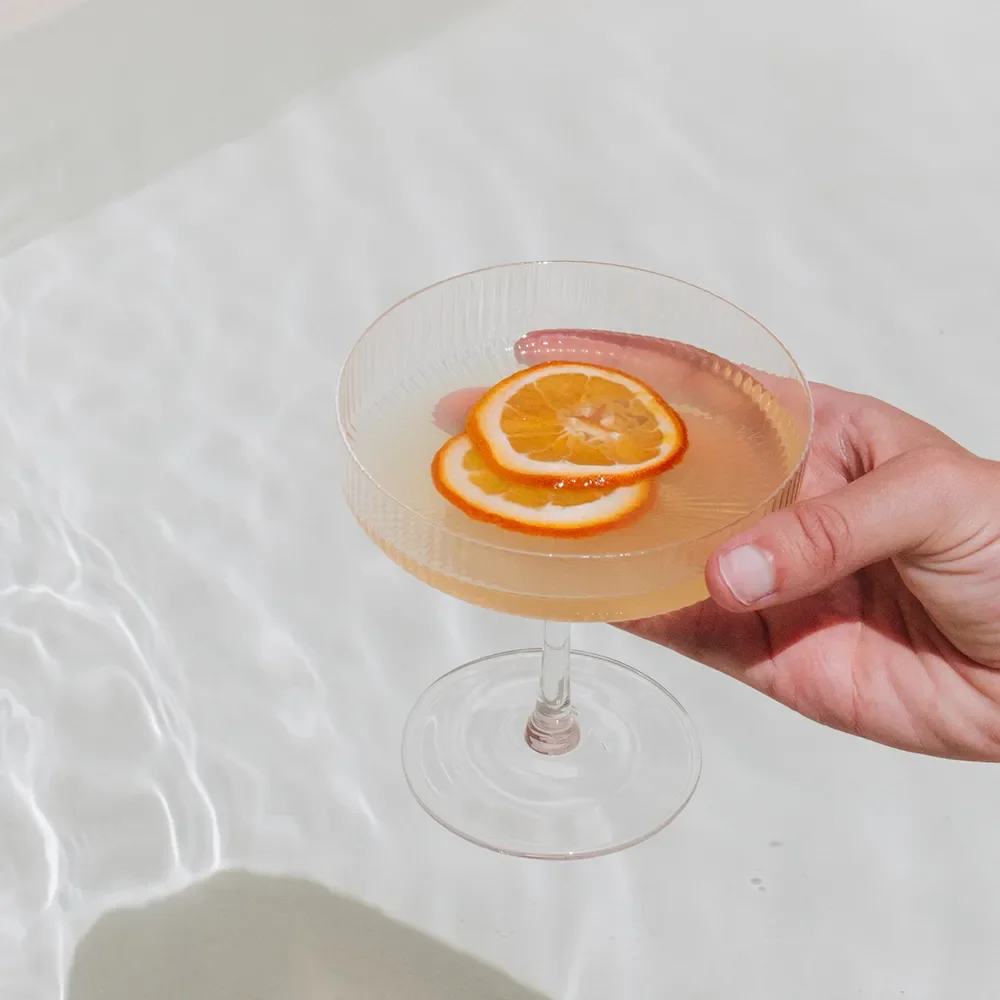 Ripple Samppanjalasit 2 kpl - Clear