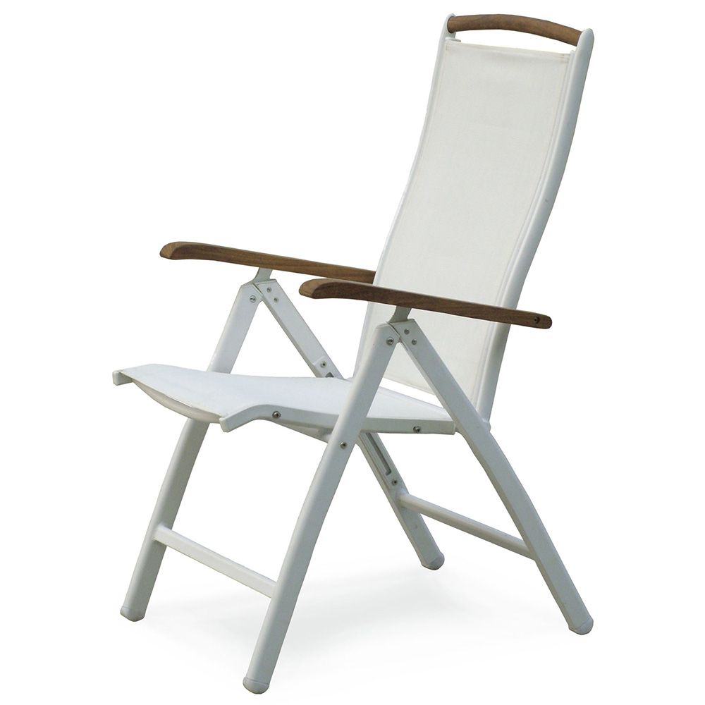 Nydala Säätötuoli valkoinen/teak