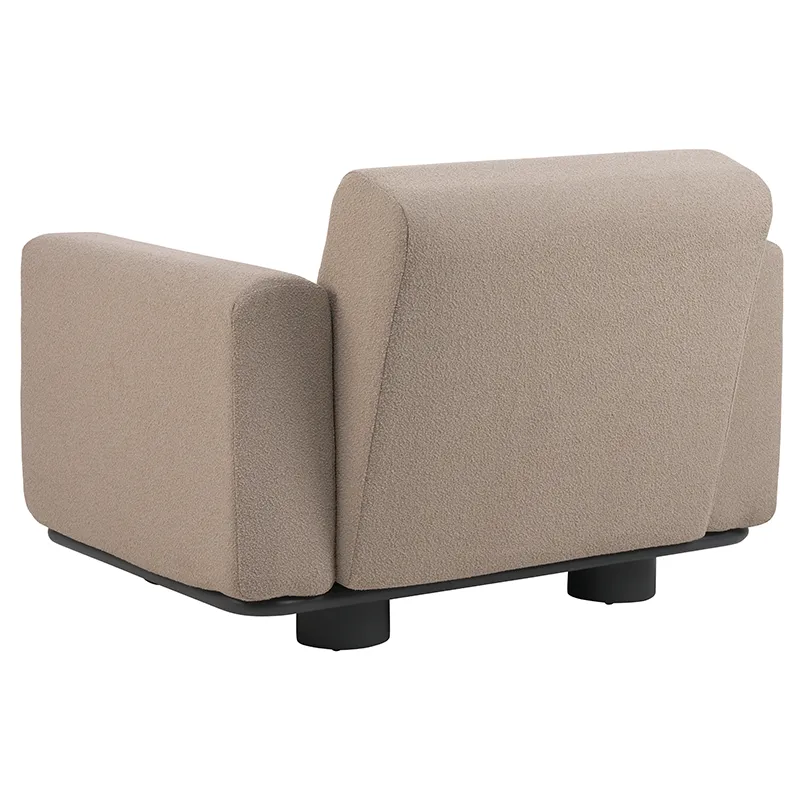 Bolster nojatuoli Antracit / Teddy Beige