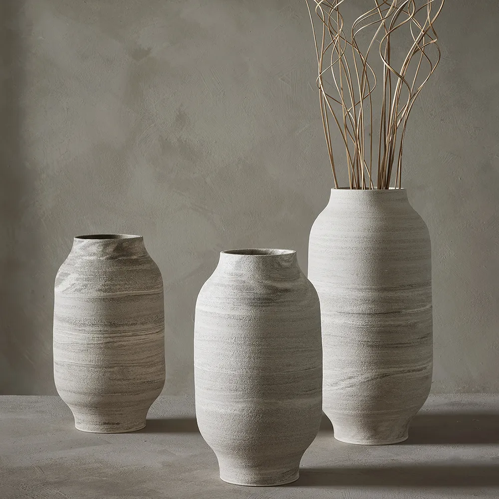 Skogsö maljakko 35cm Light Grey