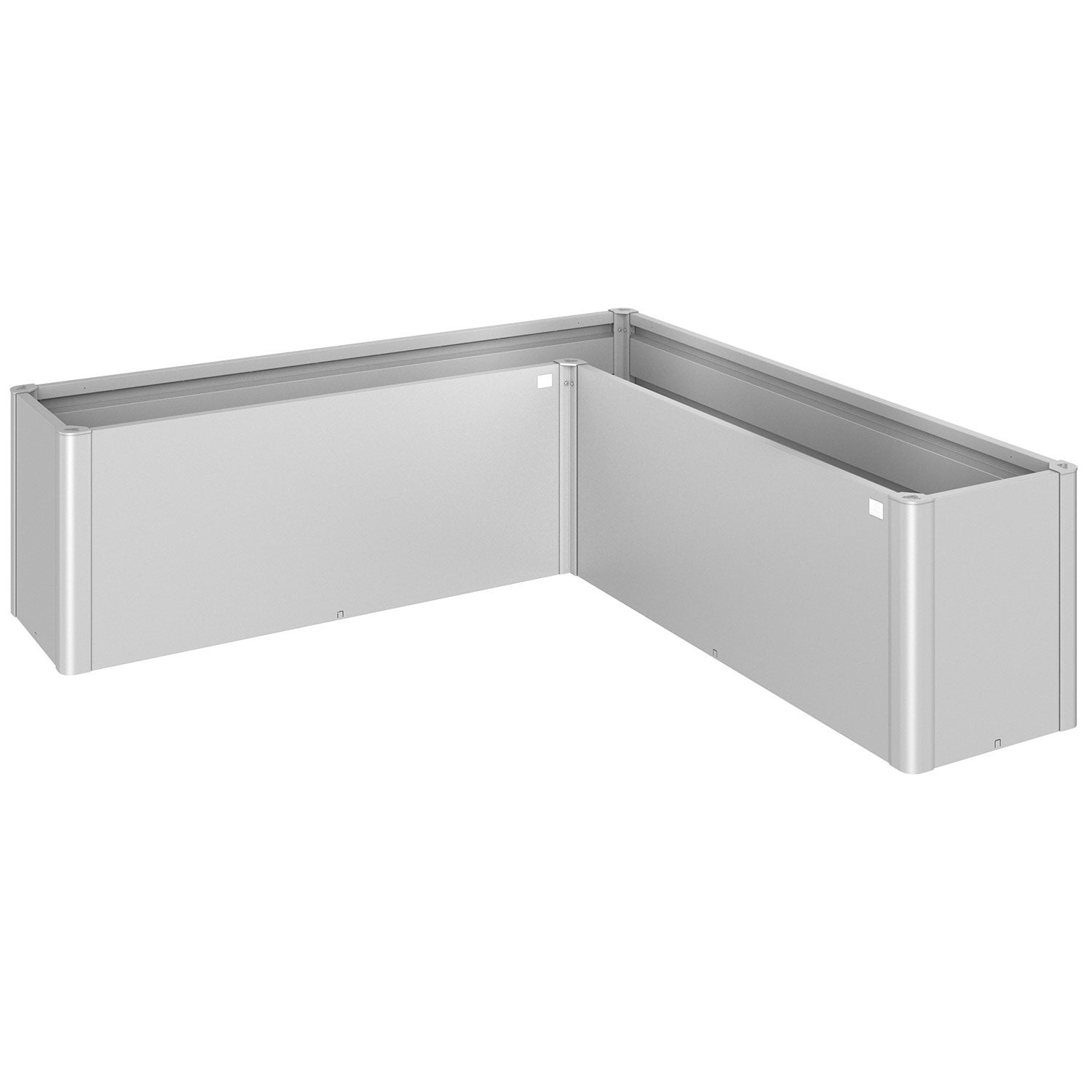 Belvedere istutusallas midi koko l200 metallic hopea