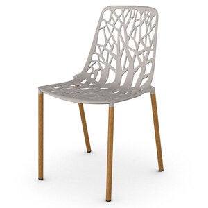 Forest Ruokailutuoli Iroko/Powder Grey