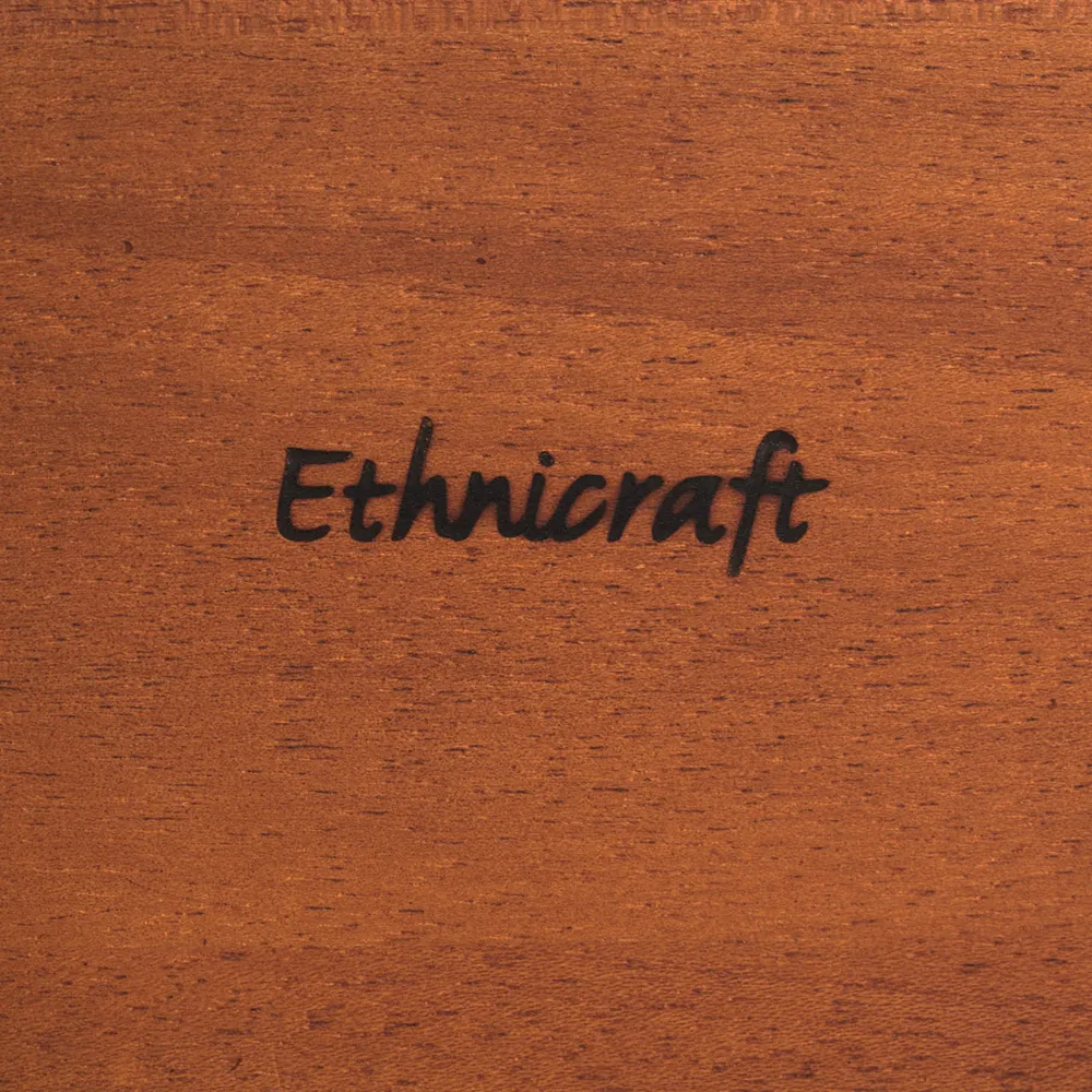 Thin soikeat tarjottimet lakattua mahonkia - 2 kpl sarja