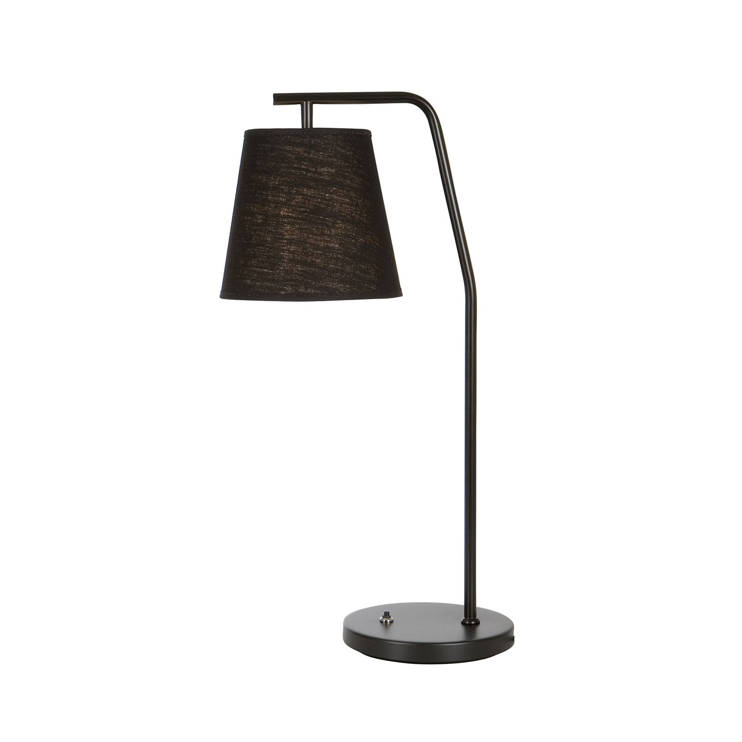 Valiant pöytävalaisin mattamusta H600