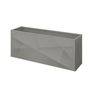 Viljelypenkki 2 x 0,5 X-Design metallinen quartz harmaa