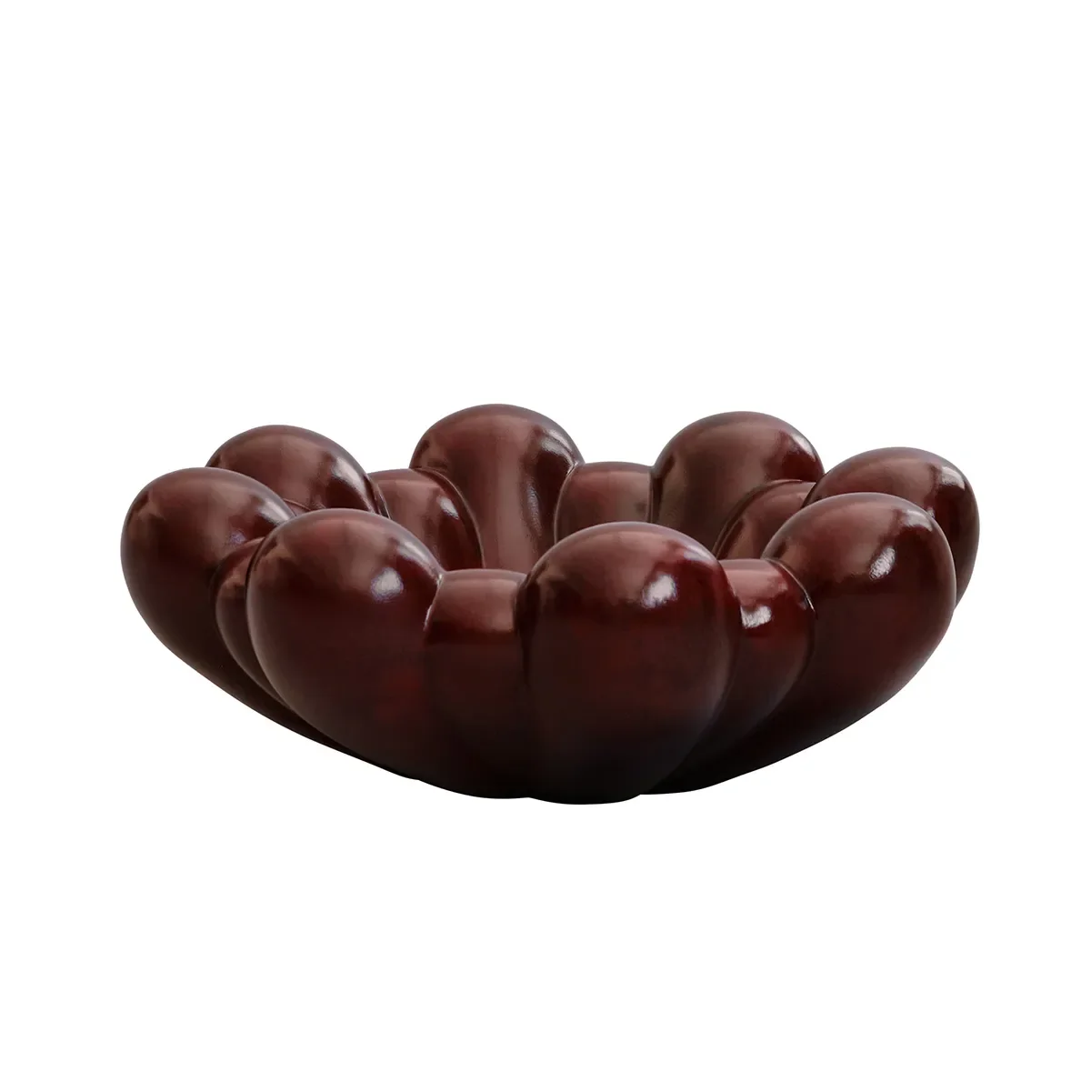101 Copenhagen, Käsintehty koristekulho Bloom Maroon Ø 44 cm