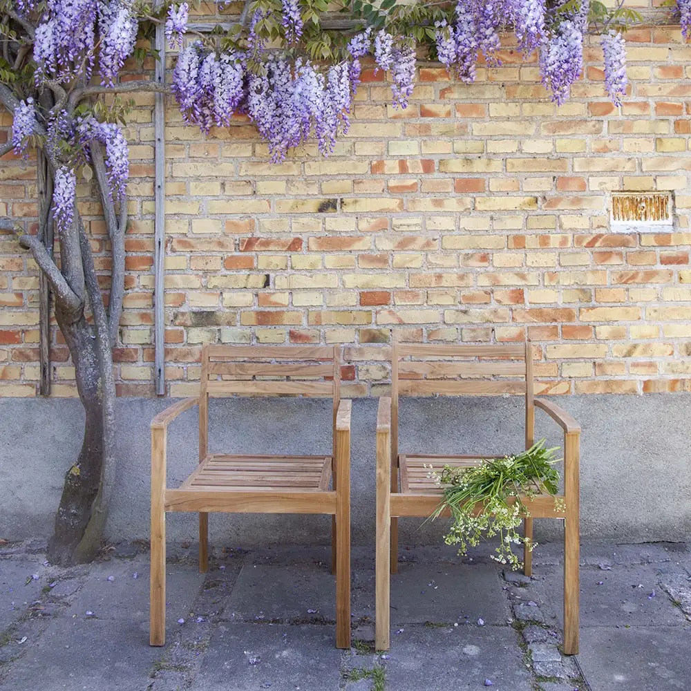 Oxford Käsinojalliset tuoli tiikki 