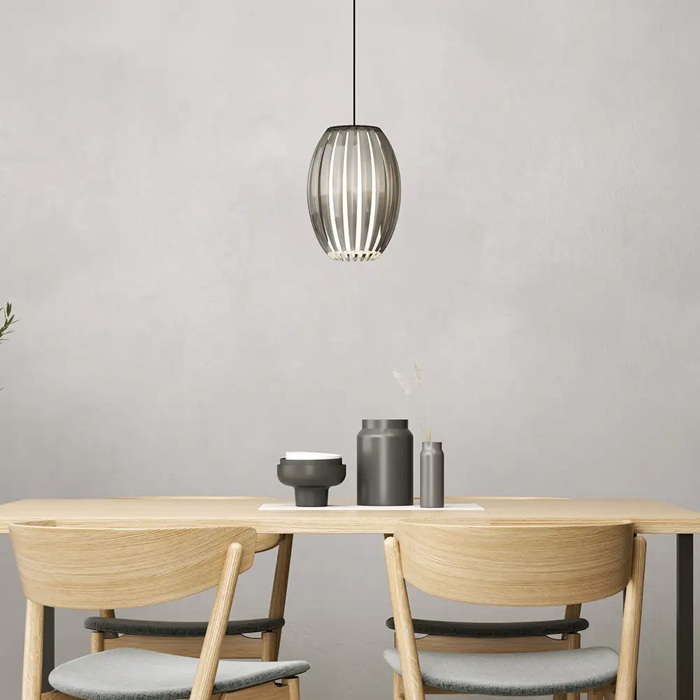 Tentacle riippuvalaisin M musta/Rök E27