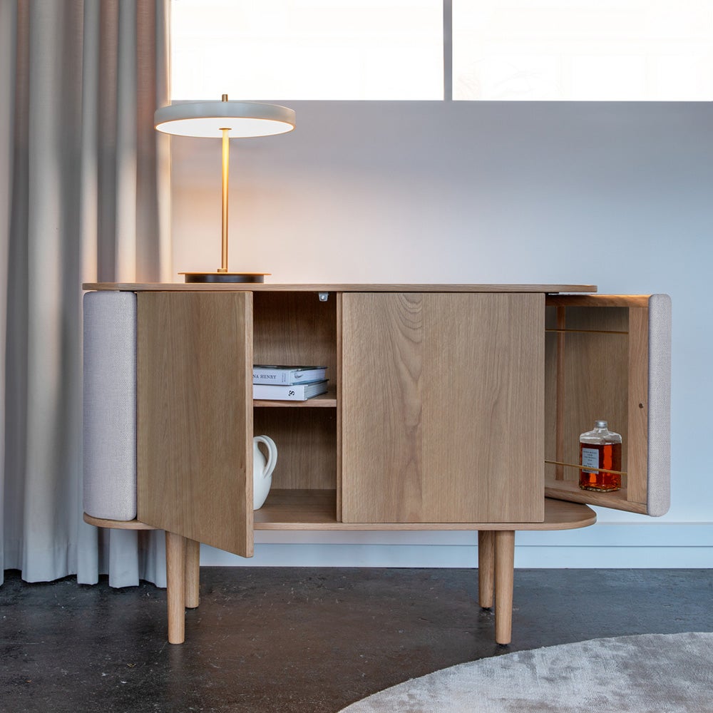  Treasures 2-ovinen kaappi tammi/white sands