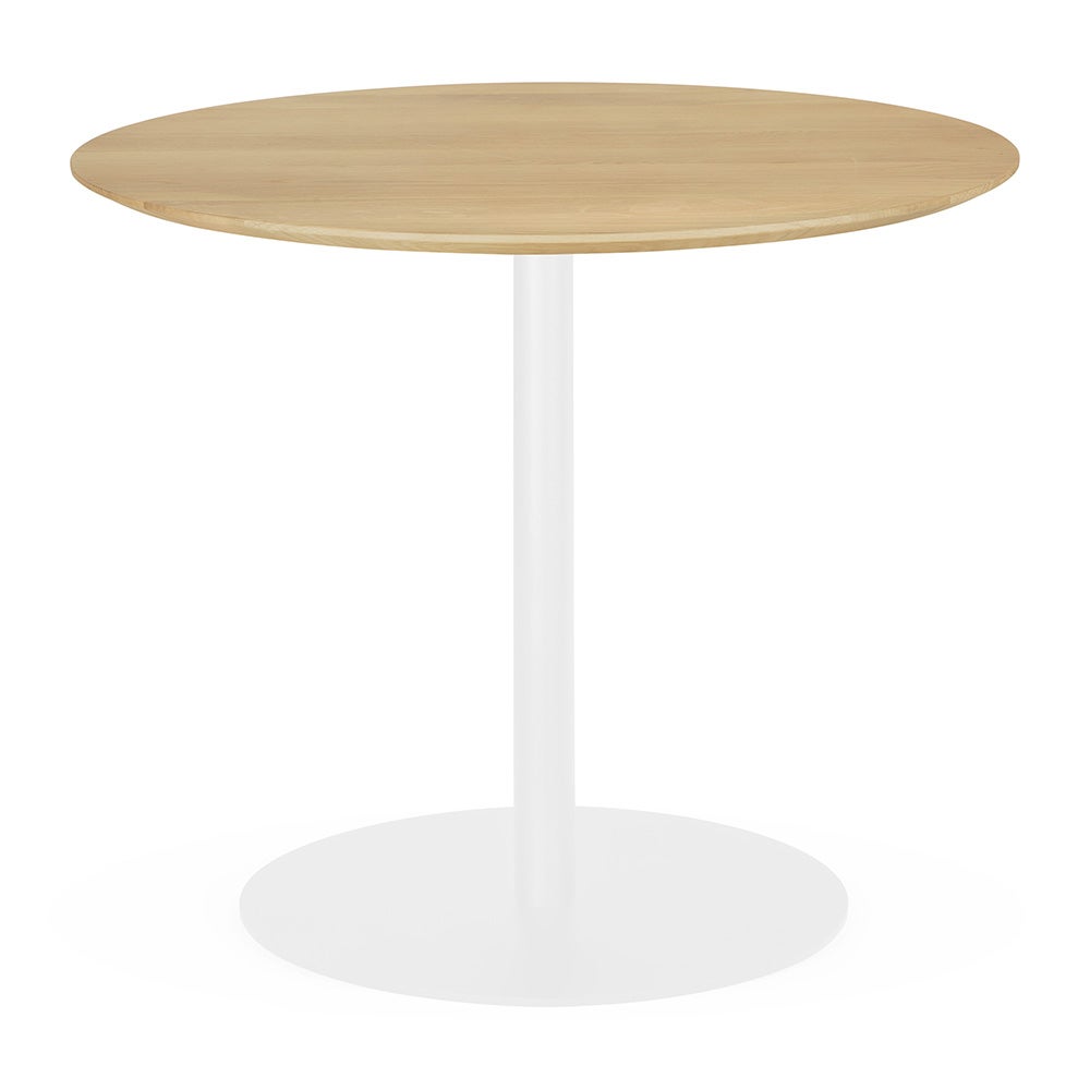 Blend-ruokapöydän kansi lakattu tammi Ø90 cm