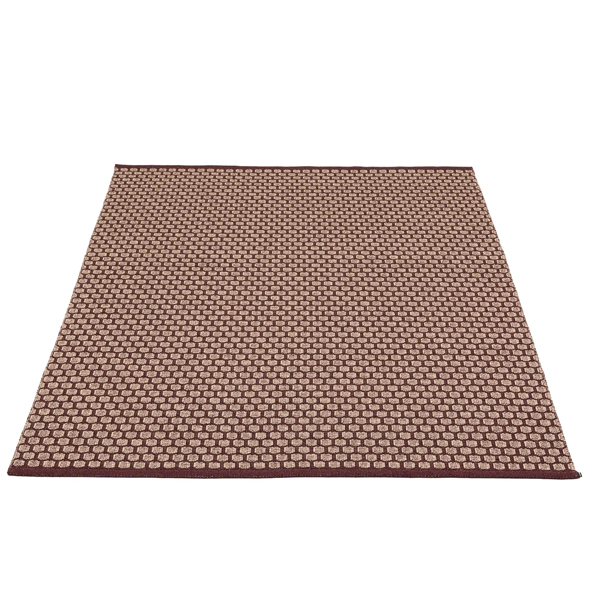 Käännettävä Muovimatto MIMI Burgundy/Cream 180x260 cm