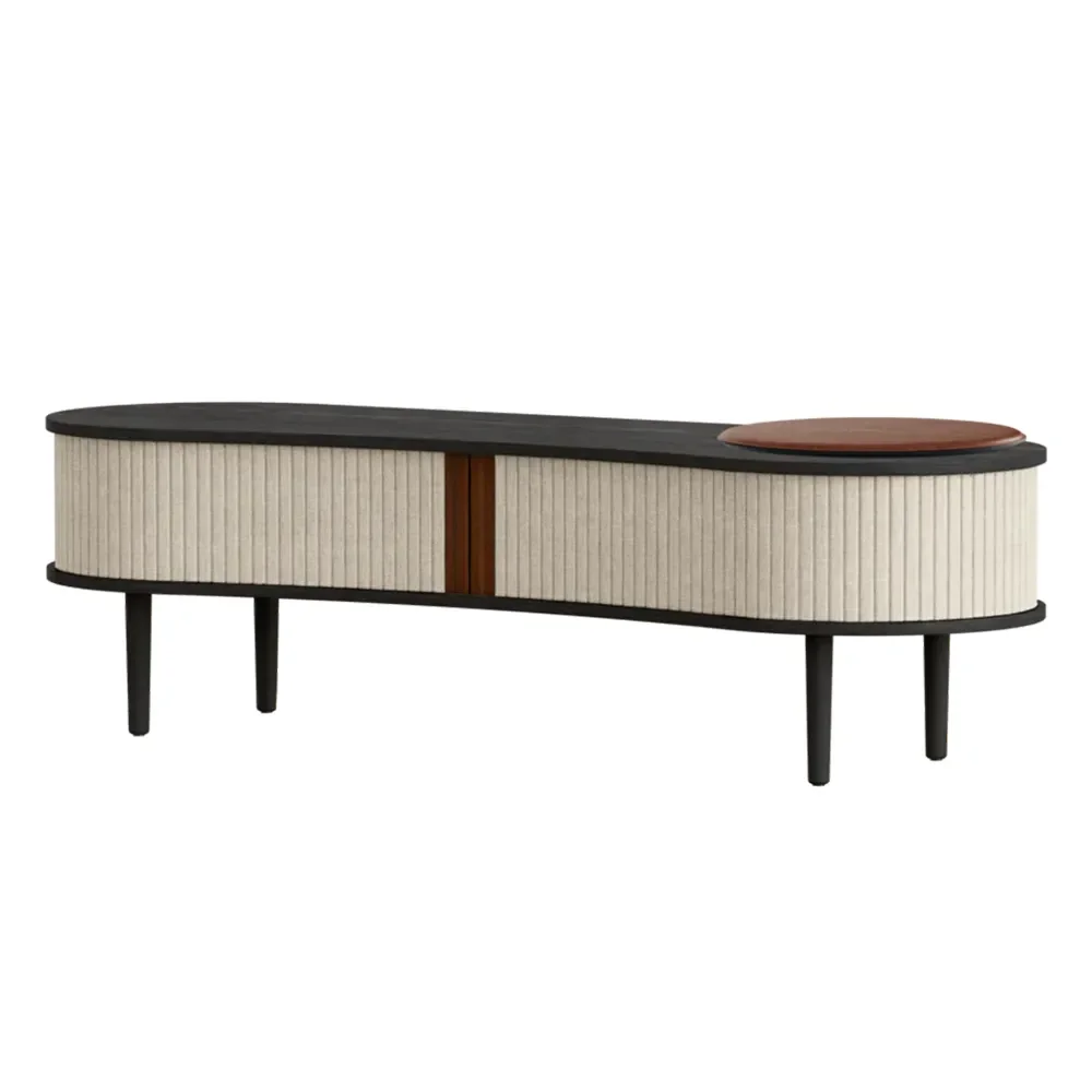 Audacious TV-taso, musta tammi/White Sands