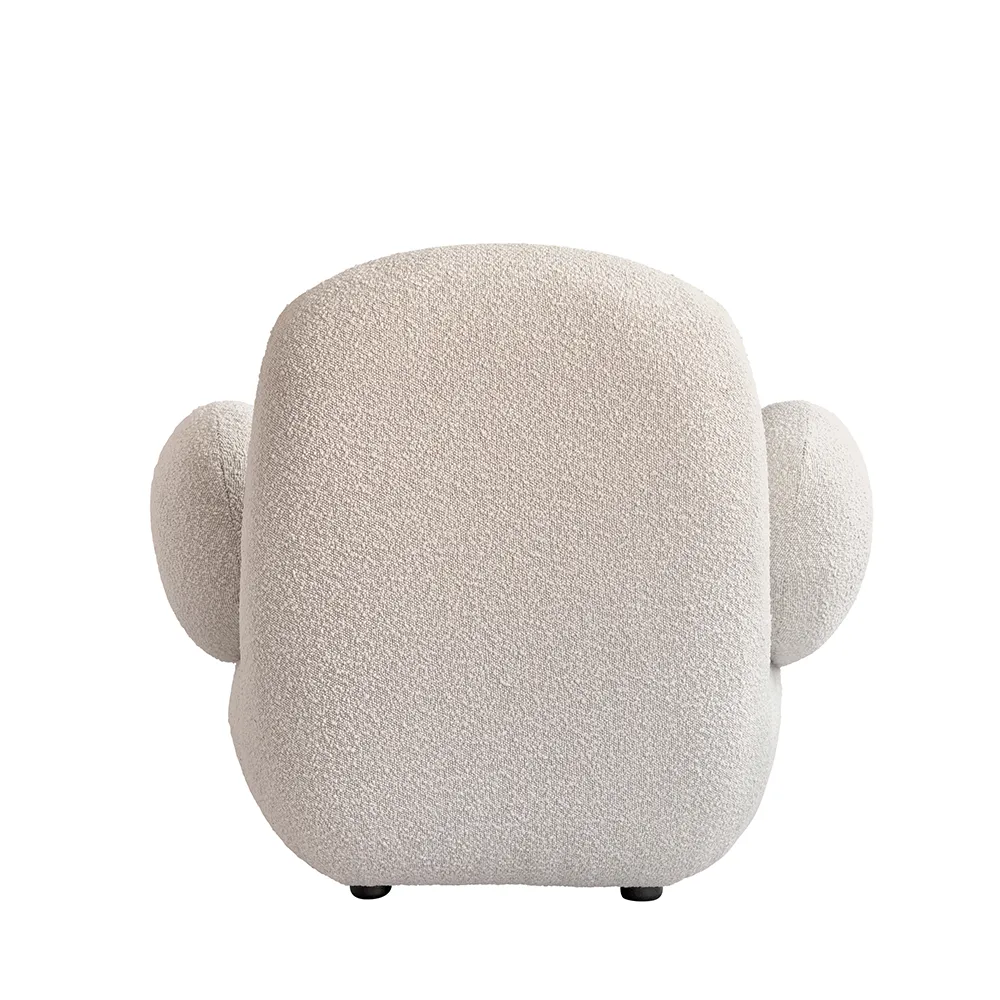 Toe Nojatuoli tasainen - Luonnonvalkoinen