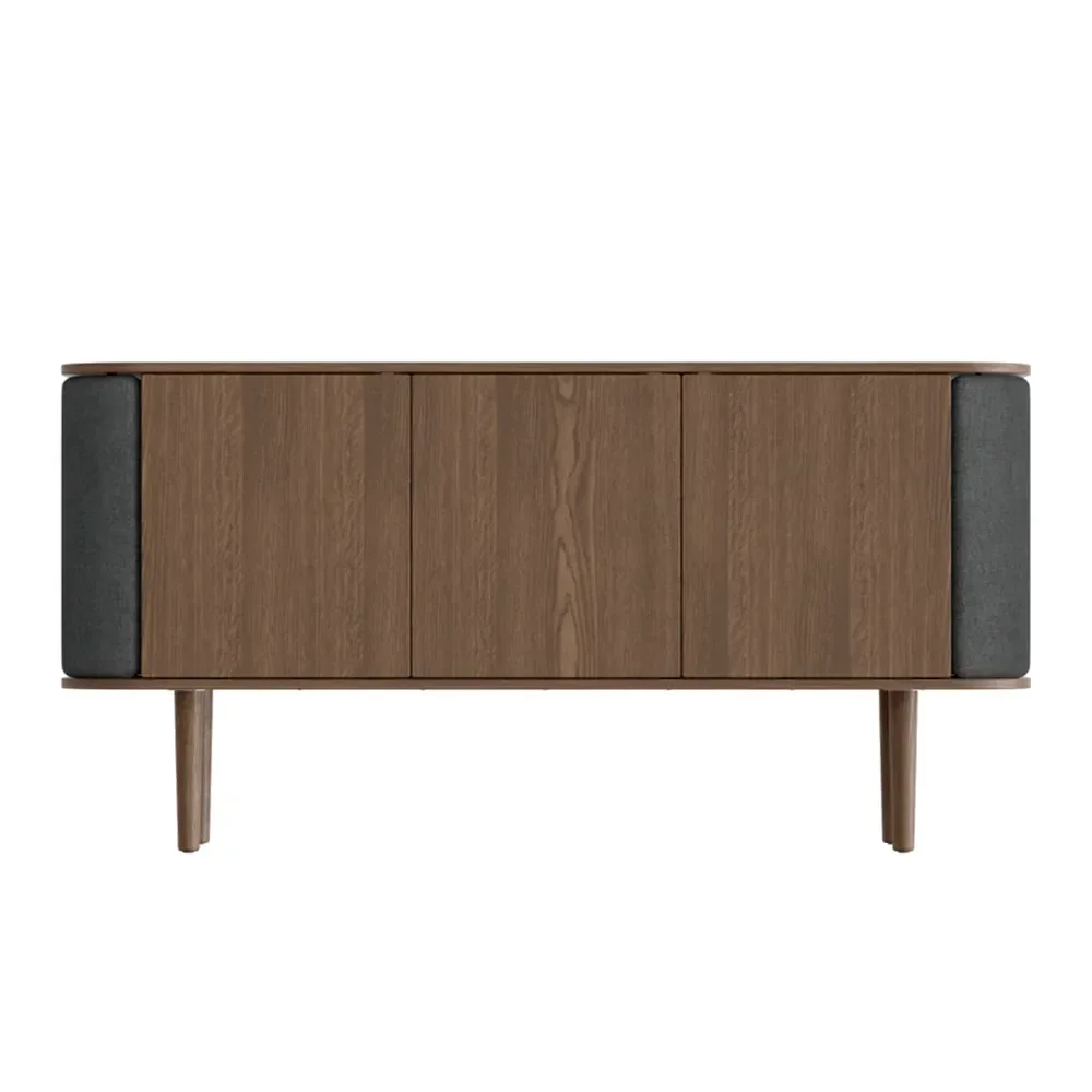 Treasures 3-ovinen kaappi, tumma tammi/Shadow