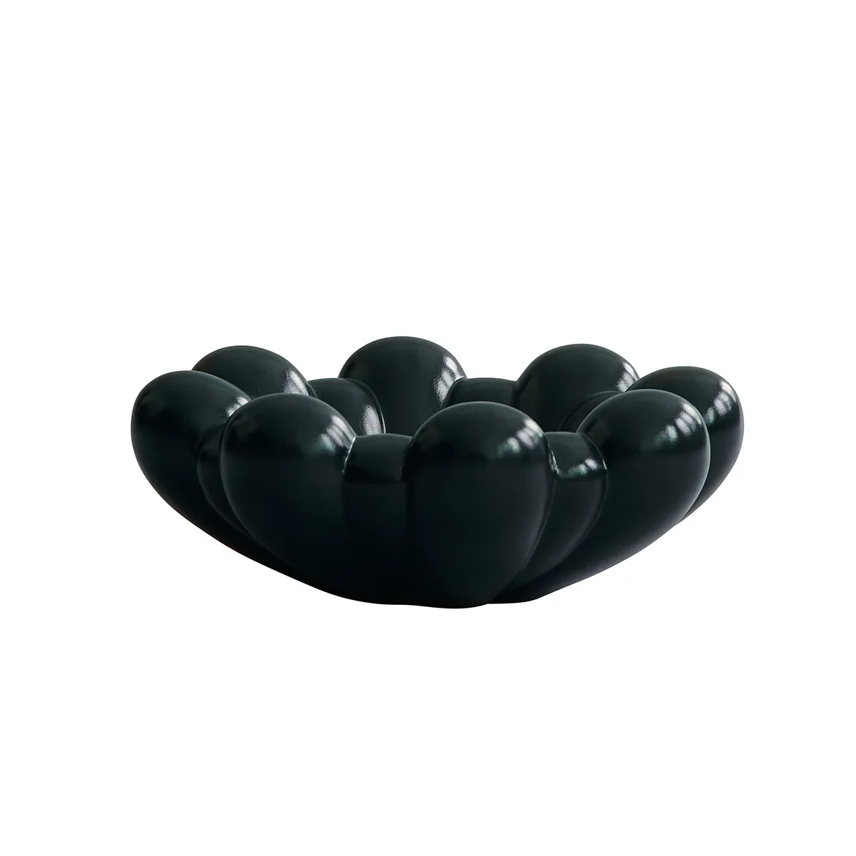 101 Copenhagen, Käsintehty koristekulho Bloom Dark Green Ø 44 cm