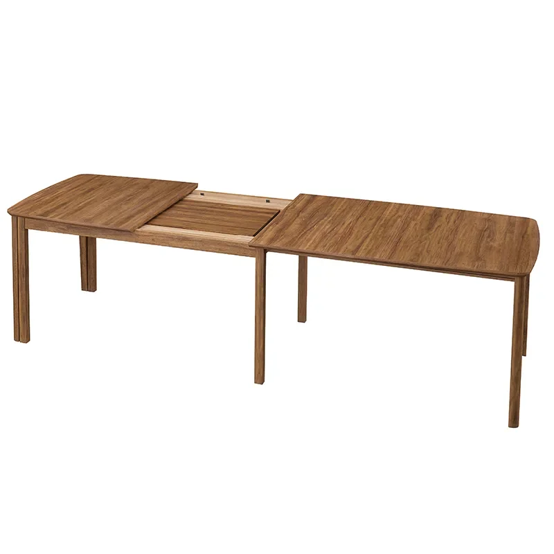 SM107 Ruokapoyta 101x160-316-368 cm Luonnollinen oljytty pahkinapuu