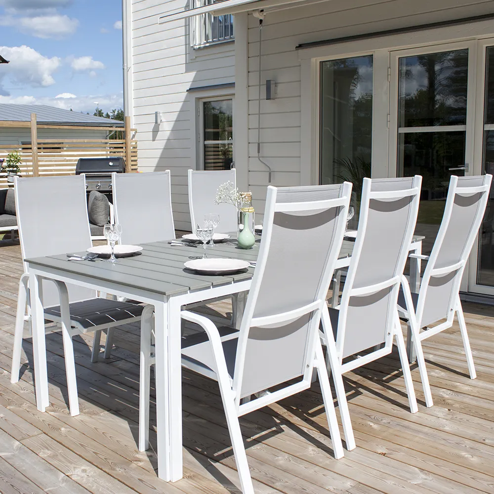 Copacabana asentotuoli Valkoinen/harmaa 2 kpl