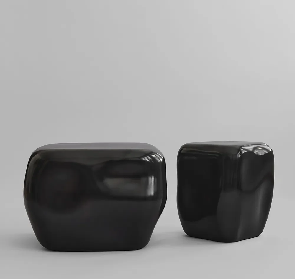 Ishi-sohvapöytä mini - High Glaze -kahvi