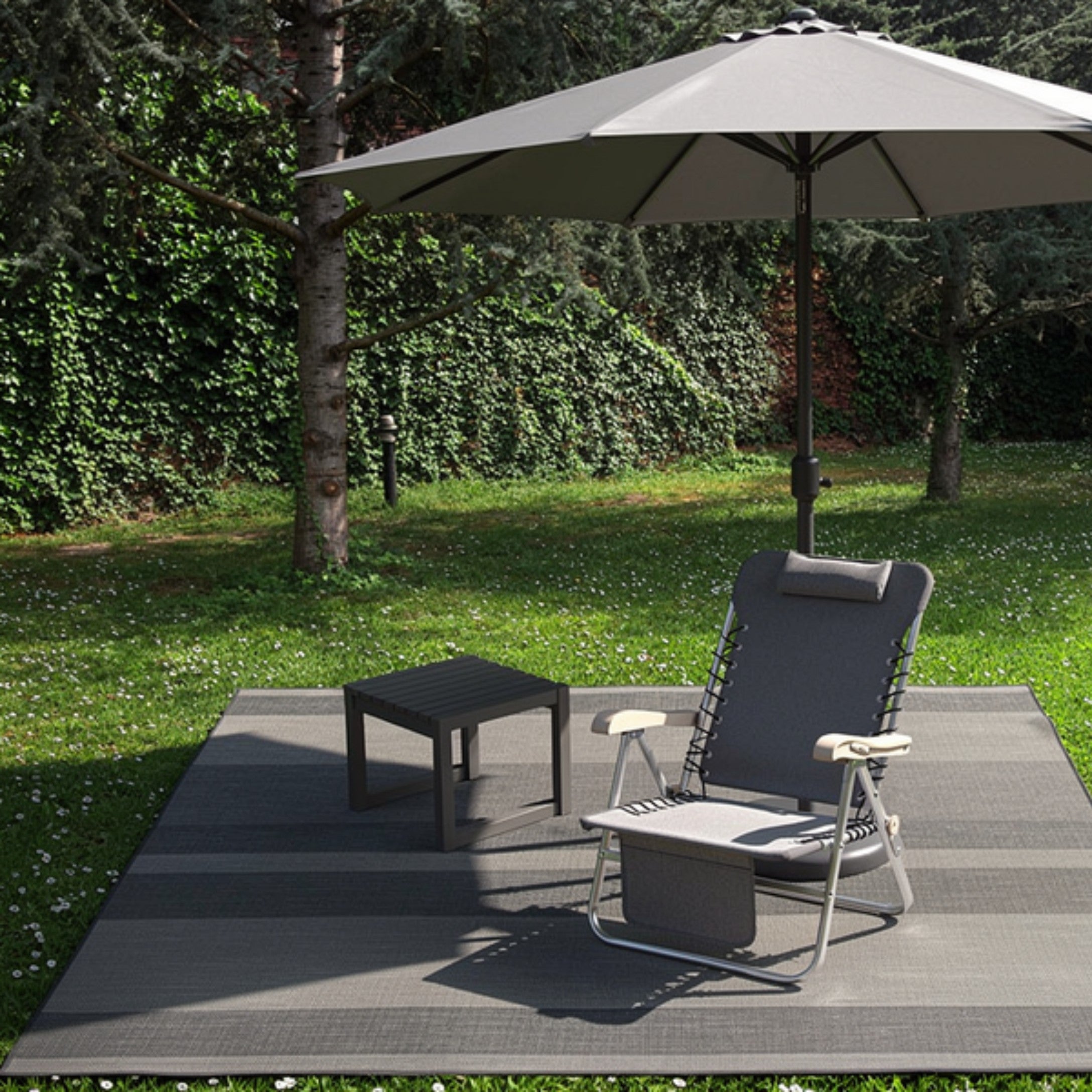 Ulrika rantatuoli hopea/harmaa