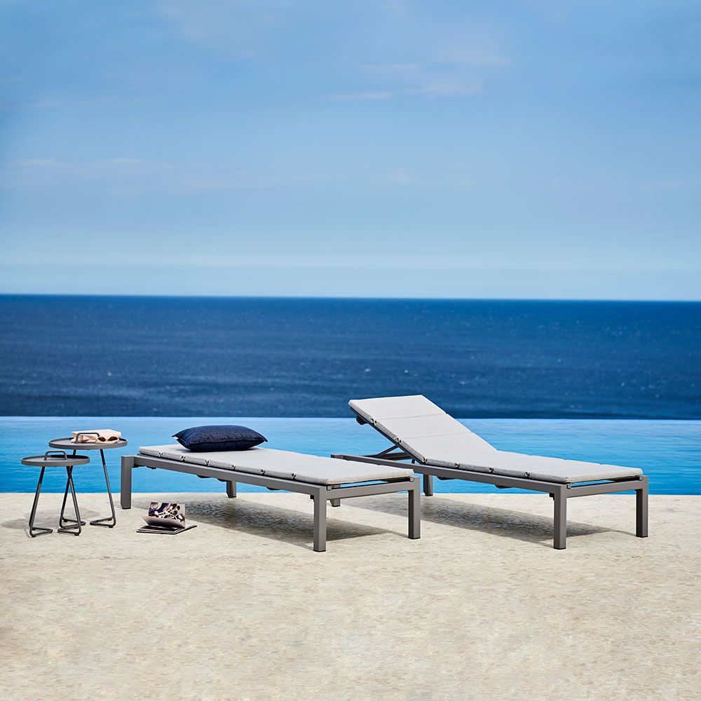 Relax aurinkotuoli Vaaleanharmaa