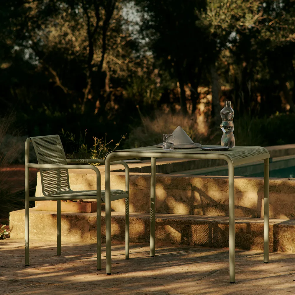 Dapple Ruokapöytä 80x80 cm Tea Green