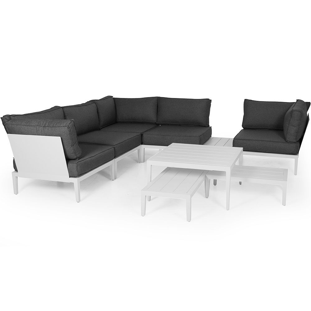 Mackenzie kulmaosa valkoinen alumiini