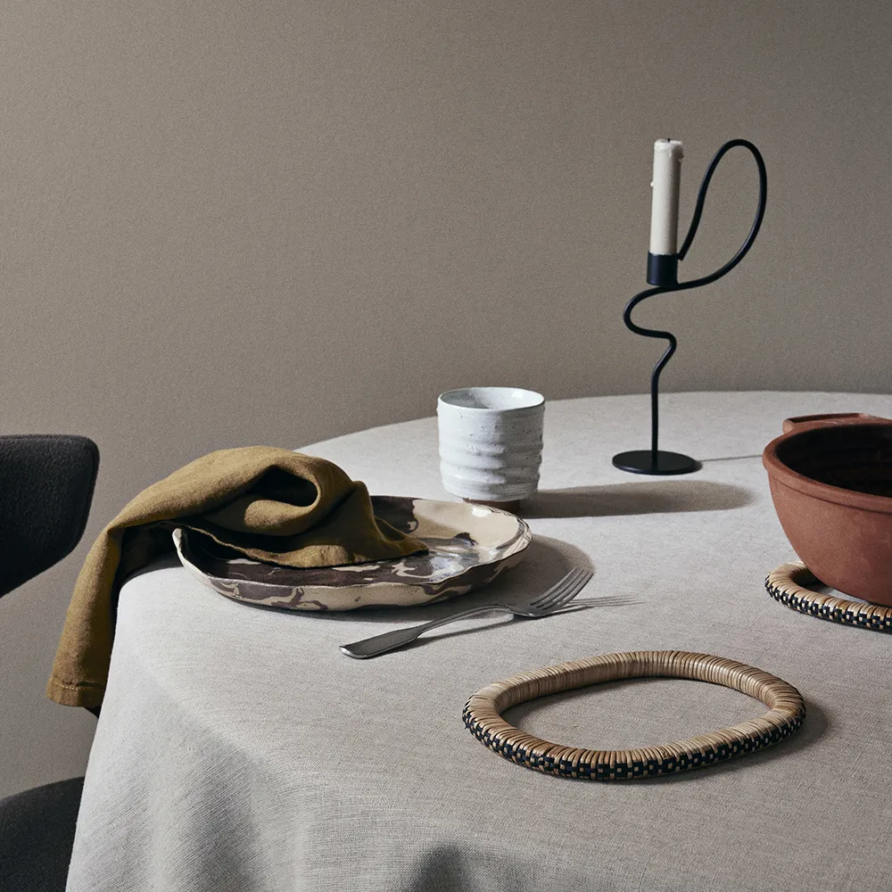 Valse Kynttilänjalka korkea Black