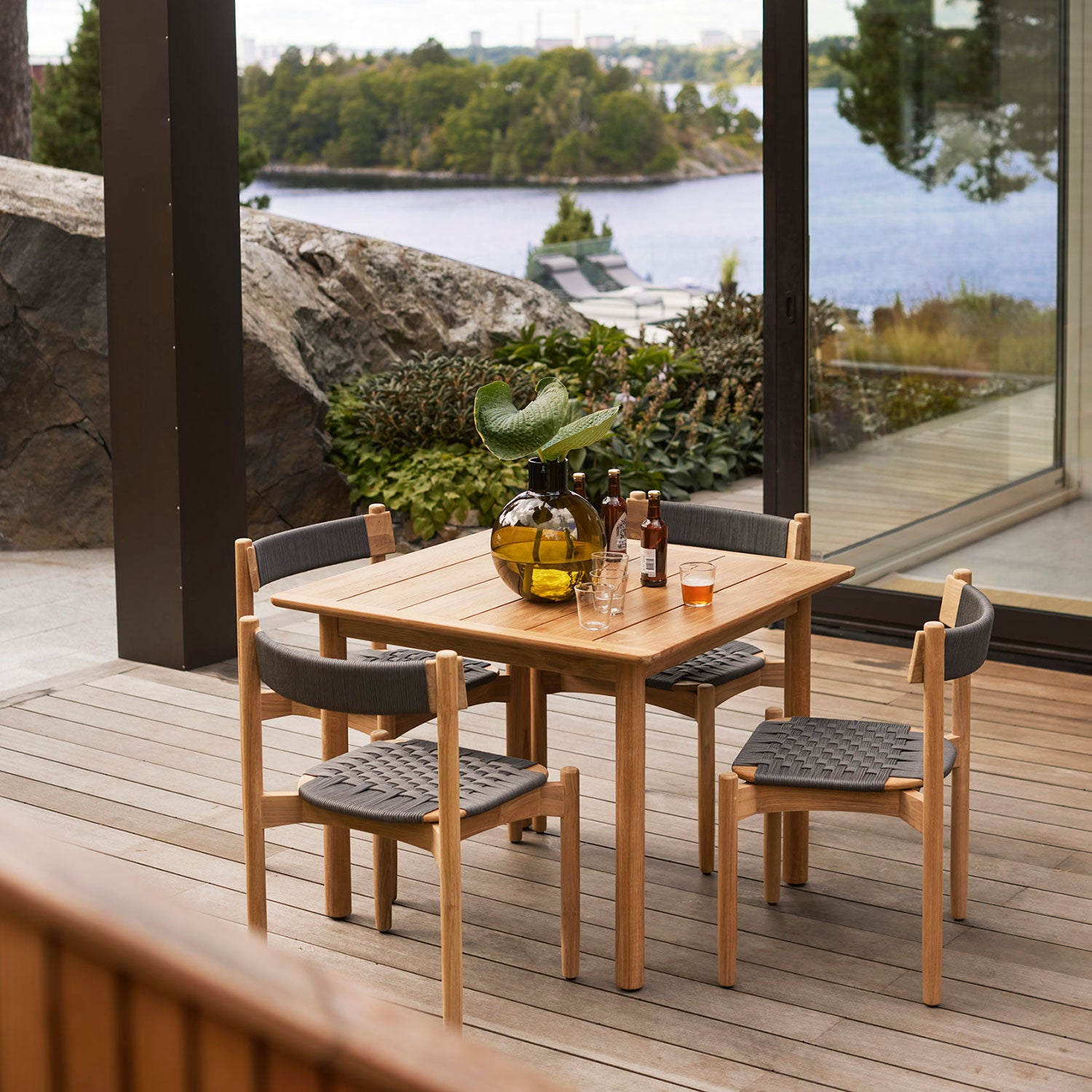 Koster ruokapöydän tuoli tiikki Skargaarden