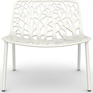 Forest loungenojatuoli White 