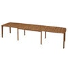 SM107 Ruokapoyta 101x160-316-368 cm Luonnollinen oljytty pahkinapuu