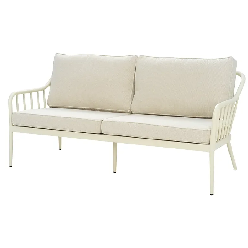 Coleville 3-paikkainen sohva  Pearl white / Dot beige