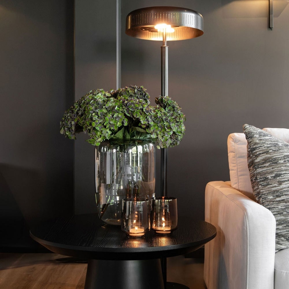 Reef-maljakko käsinpuhallettua lasia Ø28 cm Smoke Brown