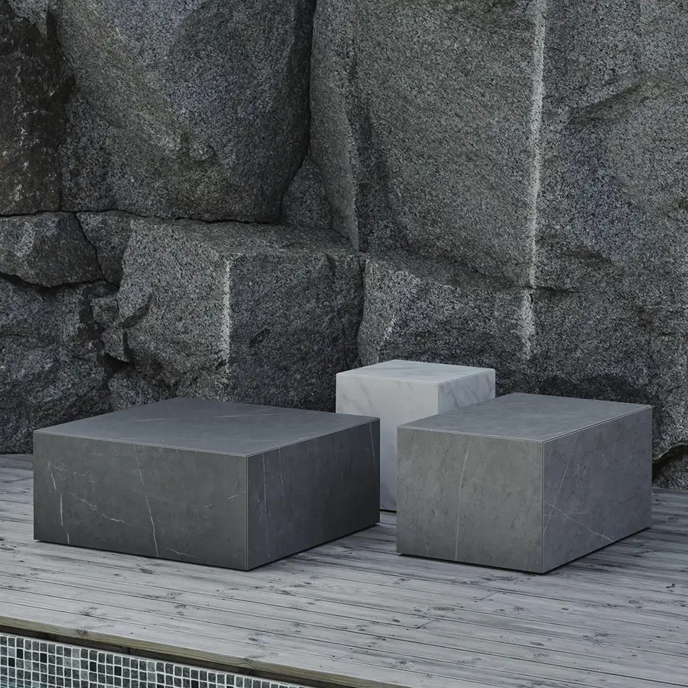 Zten sohvapöytä 80 x 50 cm harmaa  Brafab