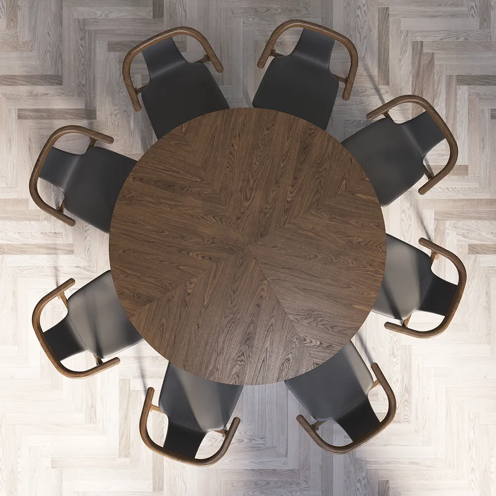 SM820 Ruokailutuoli nahalla