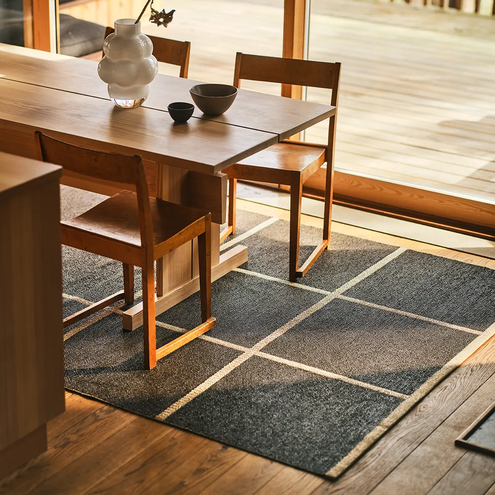 Kudottu Matto Criss Dark Brown 180x260 cm