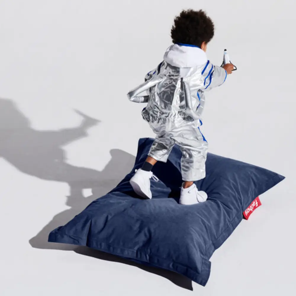 junior canvas papupussi recycled crown blue