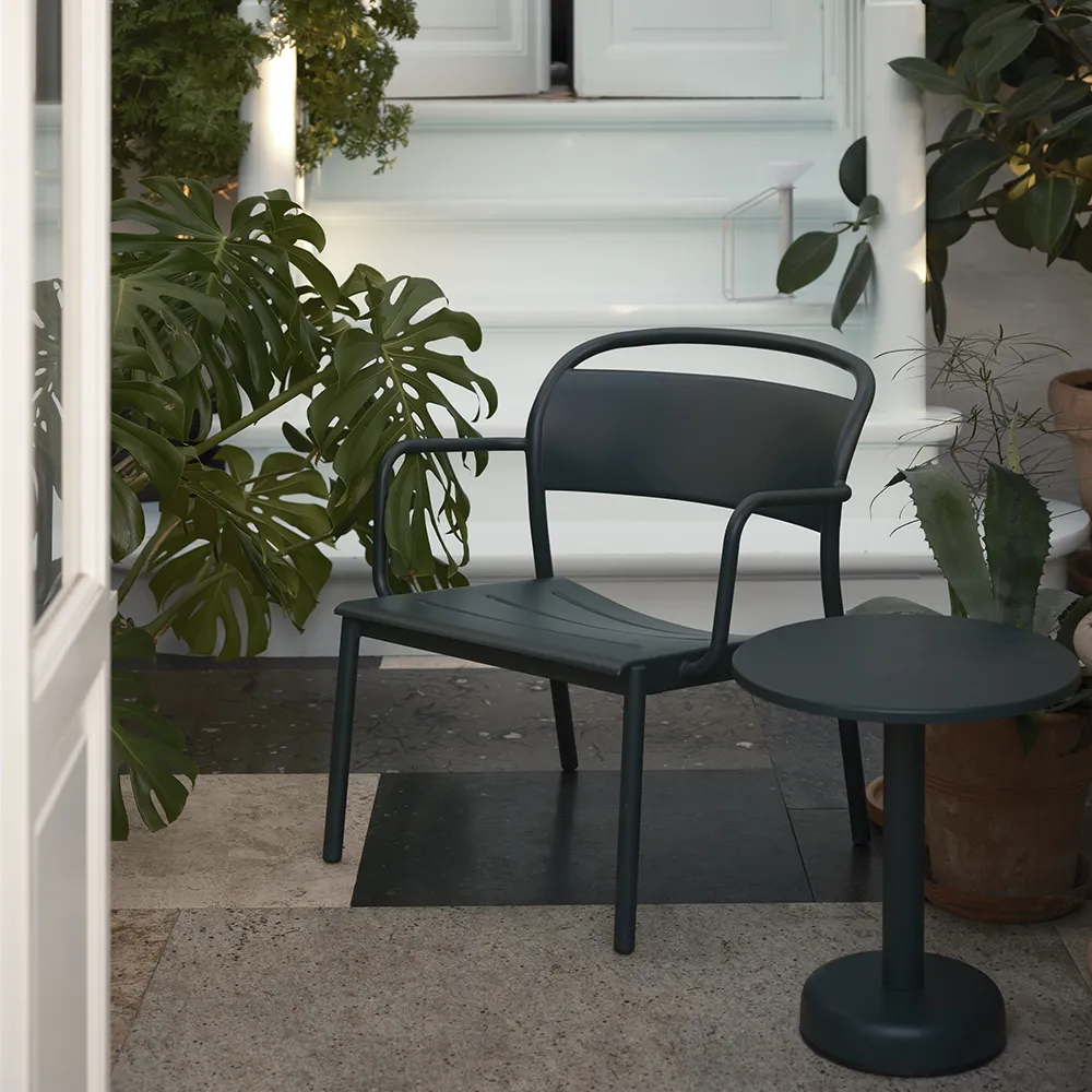 Linear Steel Nojatuoli Anthracite Black 