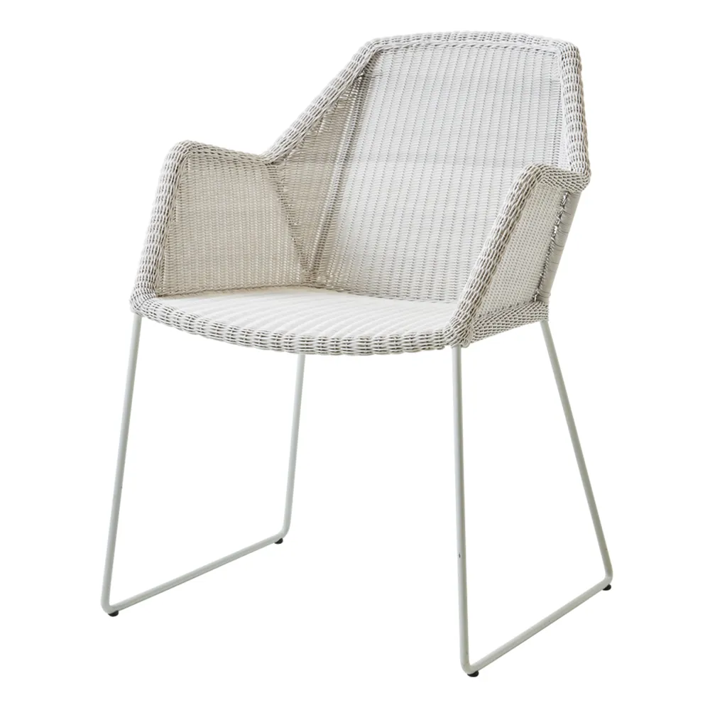 Breeze Käsinojalliset tuoli valkoinen