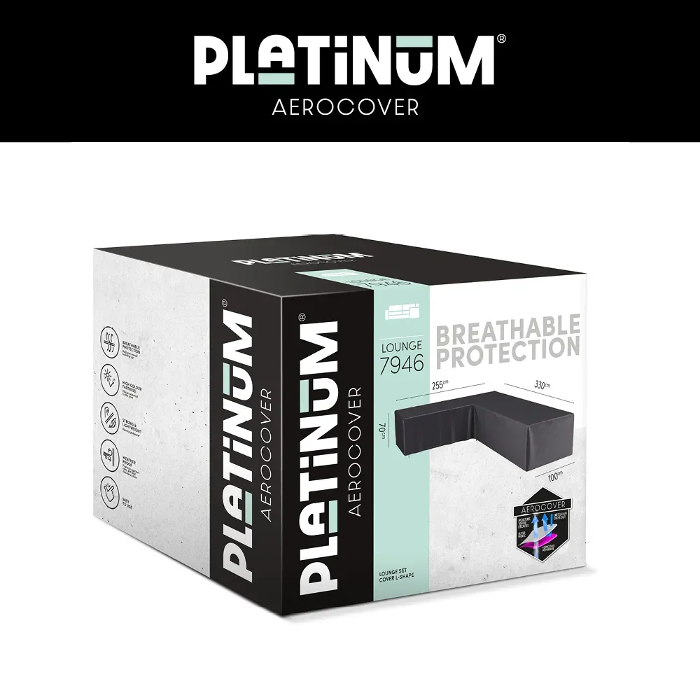 Kalusteen suojapeite kulmasohva 255/330 x 100 cm