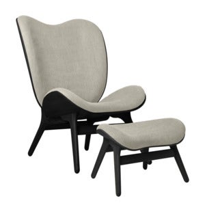 A Conversation Piece Lepotuoli Black Oak/White Sands