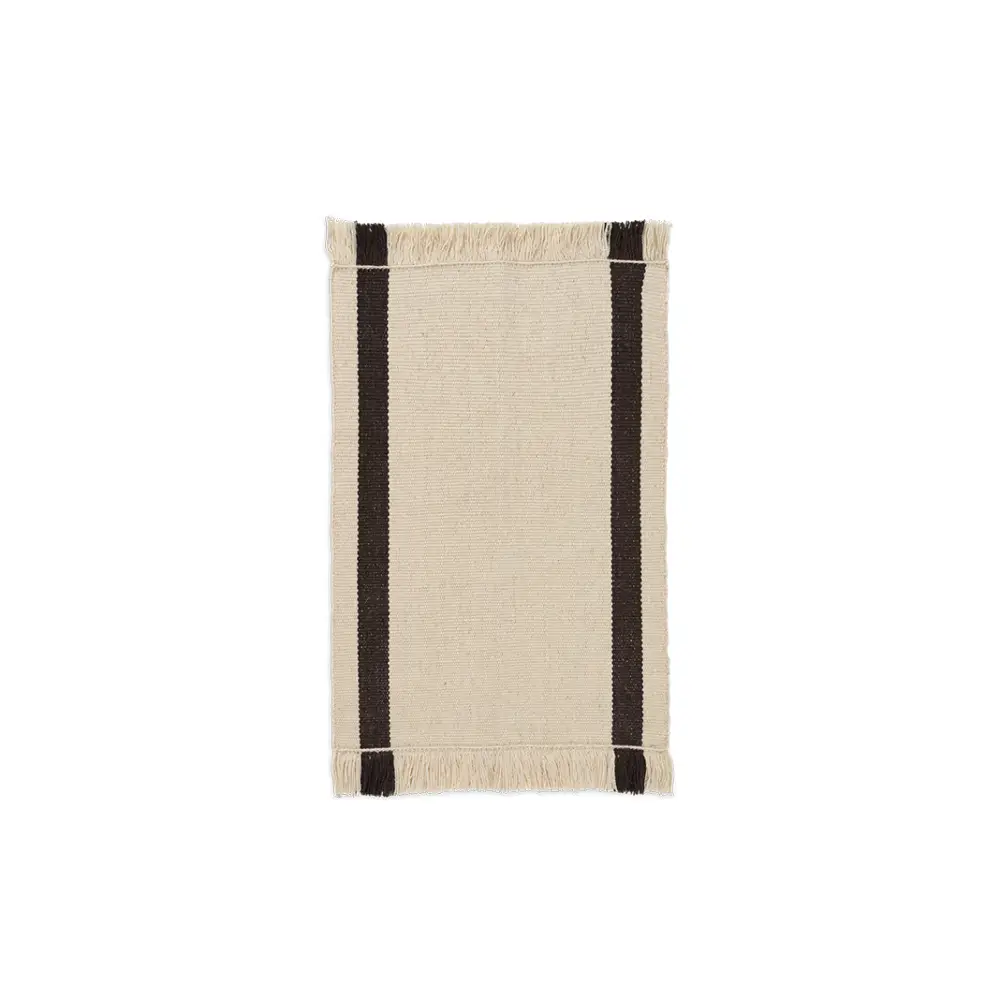 Calm Kelim -matto 50x70 cm - luonnonvalkoinen/kahvi