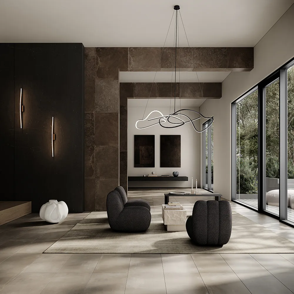 Toe Nojatuoli - Syvän harmaanruskea