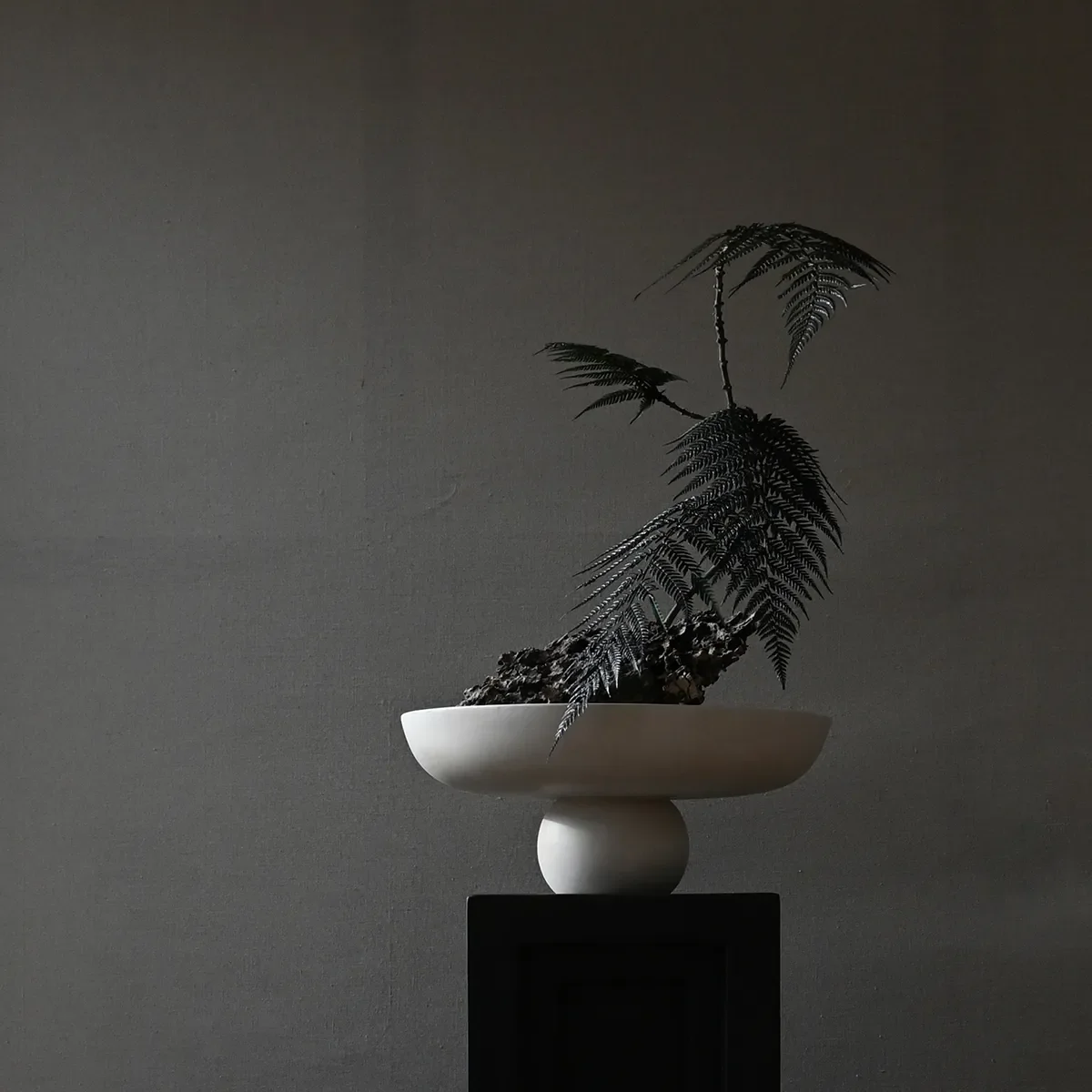 Käsinmaalattu koristekulho Baburu Big Birch Ø 43 cm