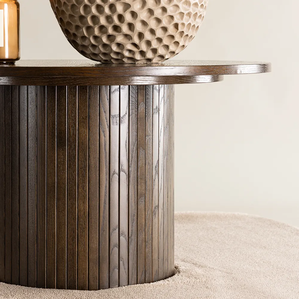 Bianca sohvapöytä Ø80 Mocca