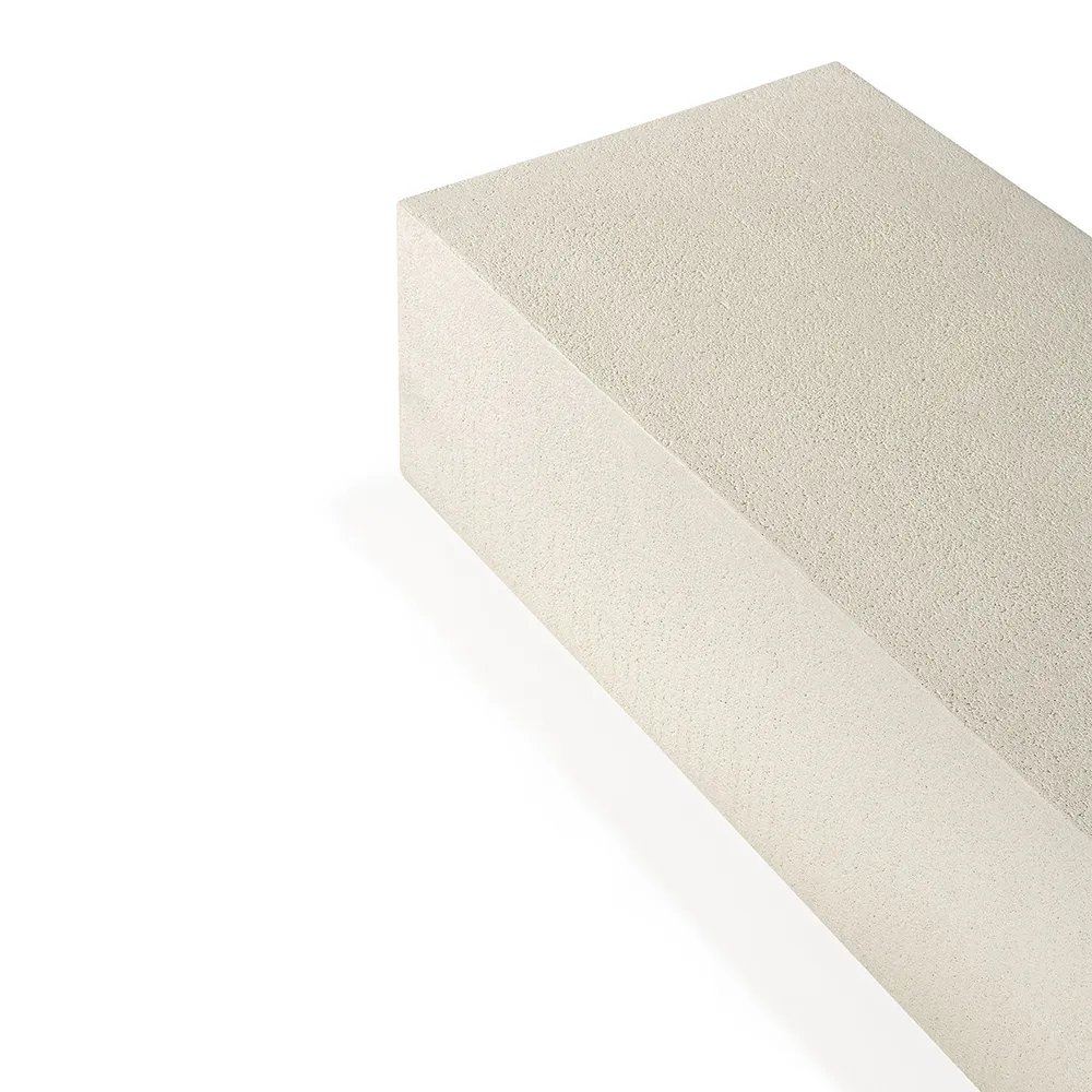 Elements Lattiahylly/Penkki - Off White 220x45x30 cm