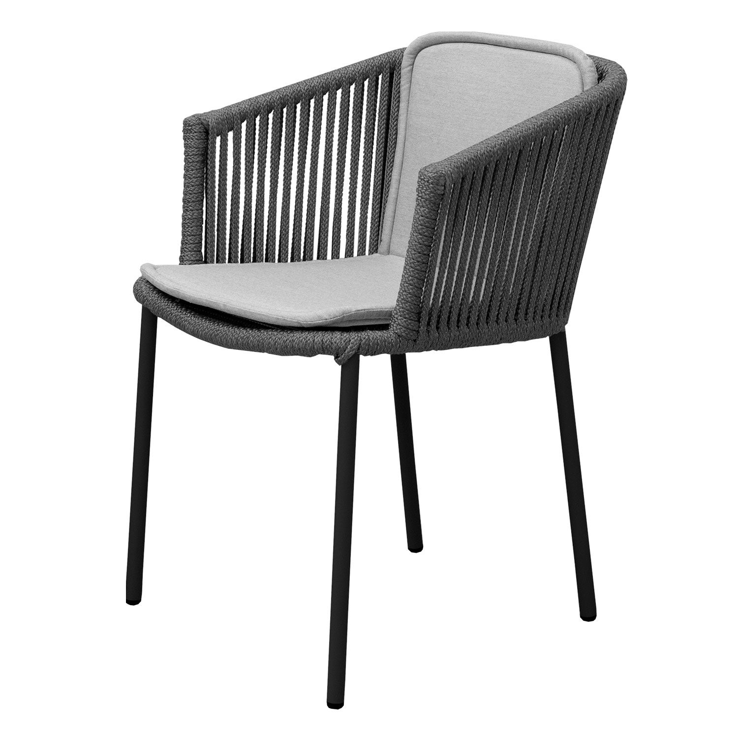 Moments Käsinojatuoli Tummanharmaa